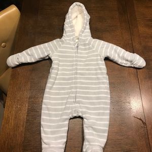Size 3-6 months cozie fleece suit